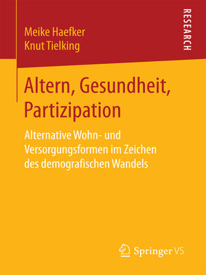 cover image of Altern, Gesundheit, Partizipation
